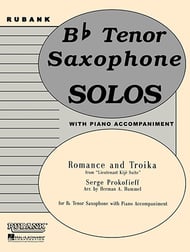 cover ROMANCE AND TROIKA TENOR SAX SOLO cover